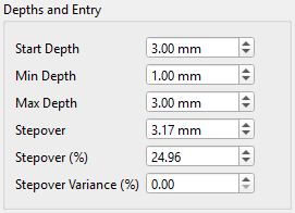 Screenshot of example settings